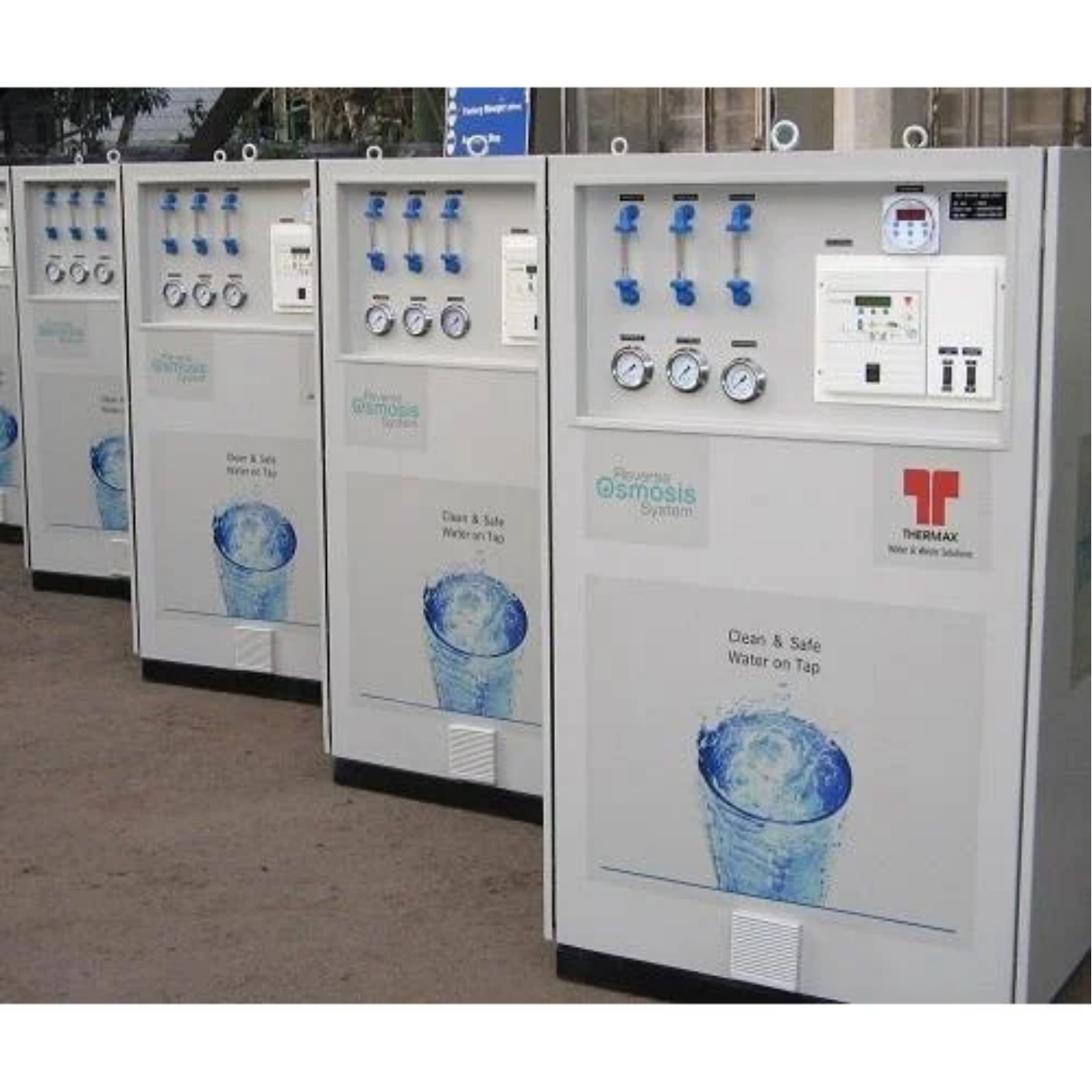 Skid-mounted industrial reverse osmosis RO plant