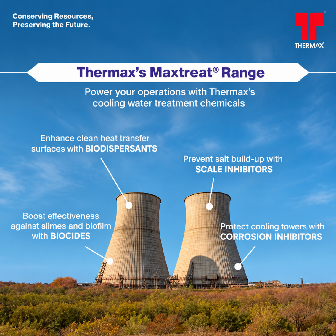 Thermax Maxtreat Cooling Water Treatment Chemicals