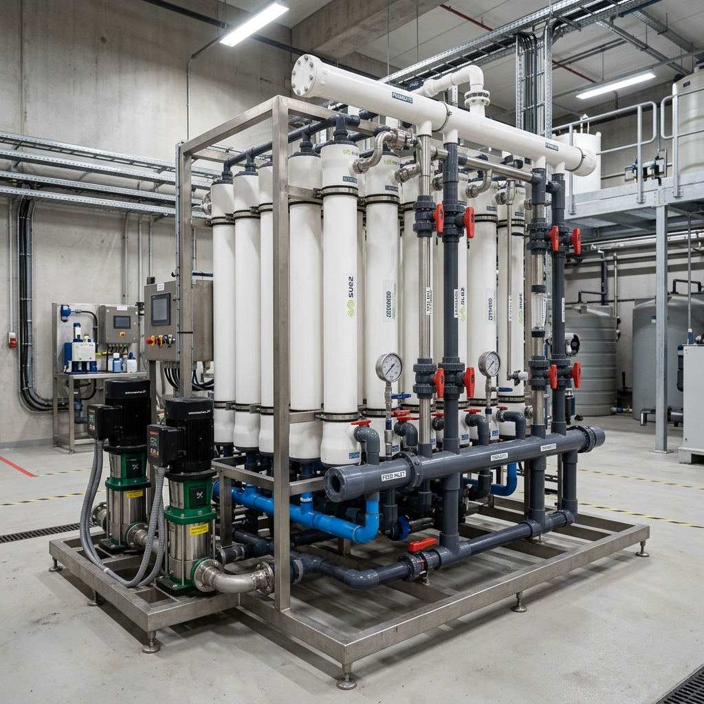 Thermax Ultrafiltration (UF) Membrane Skid Rack